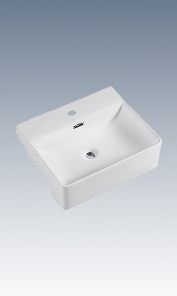 HC10731-050方形半嵌入式艺术盆