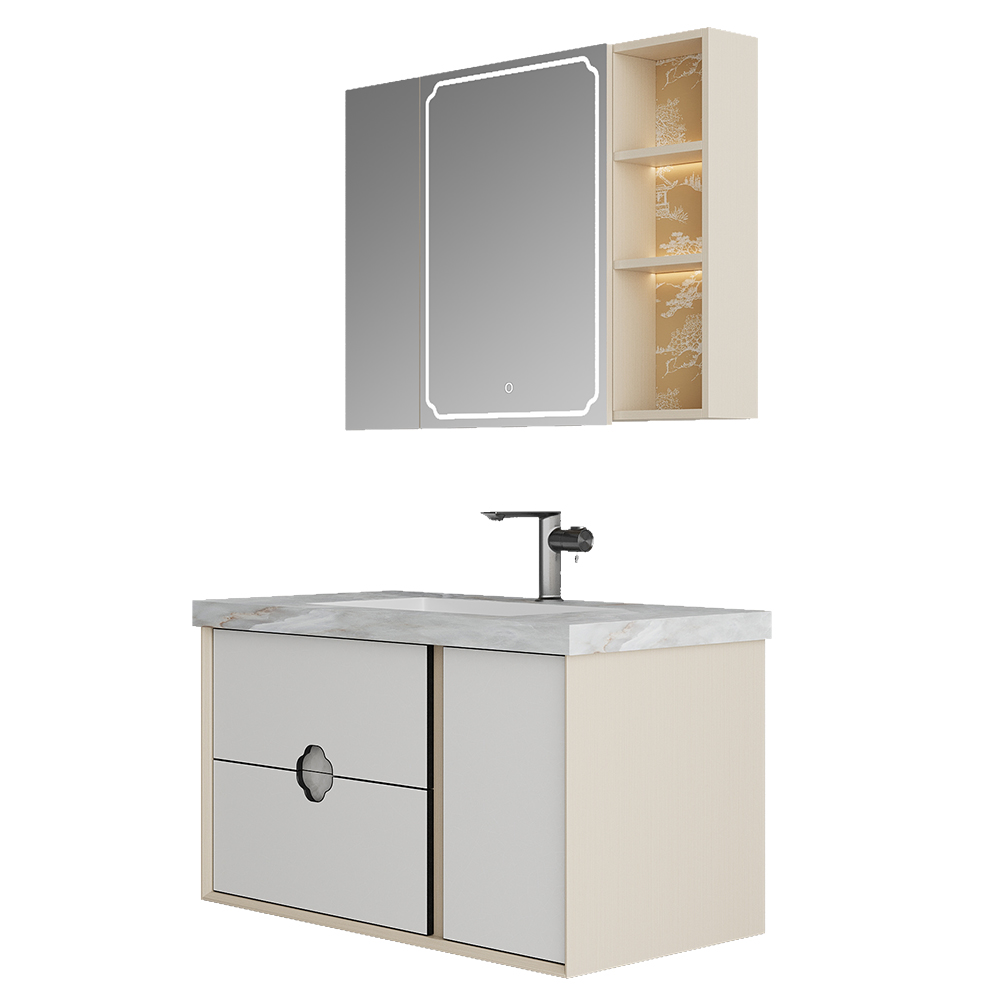 BC6303-100岩板款 生态实木黄色视频APP黄瓜视频柜