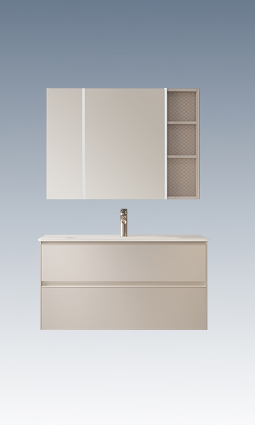 BC6550S-100C2陶瓷盆款 生态实木黄色视频APP黄瓜视频柜